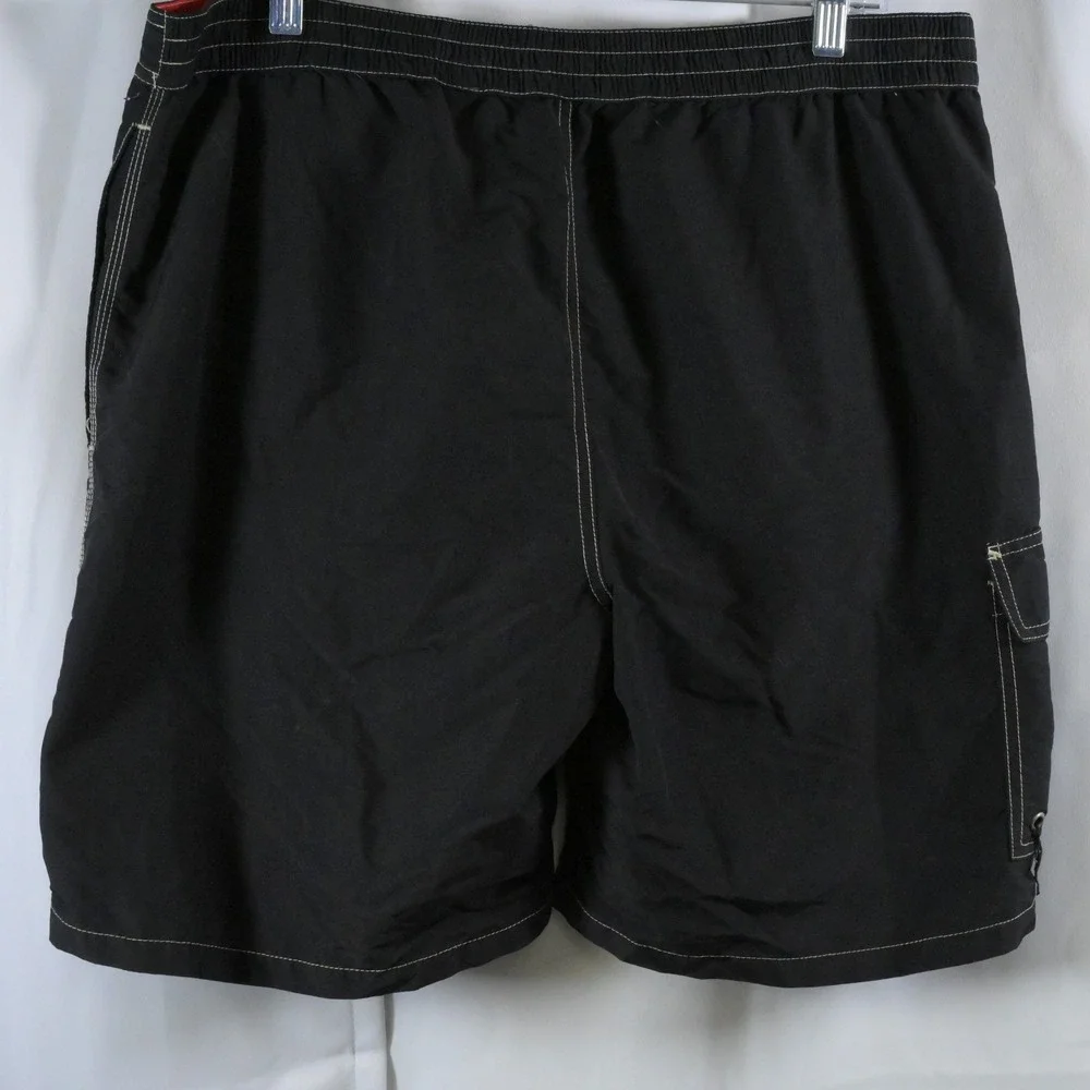 Polo Ralph Lauren  Black‎ Board Shorts Swim Trunks Mens Large Drawstring